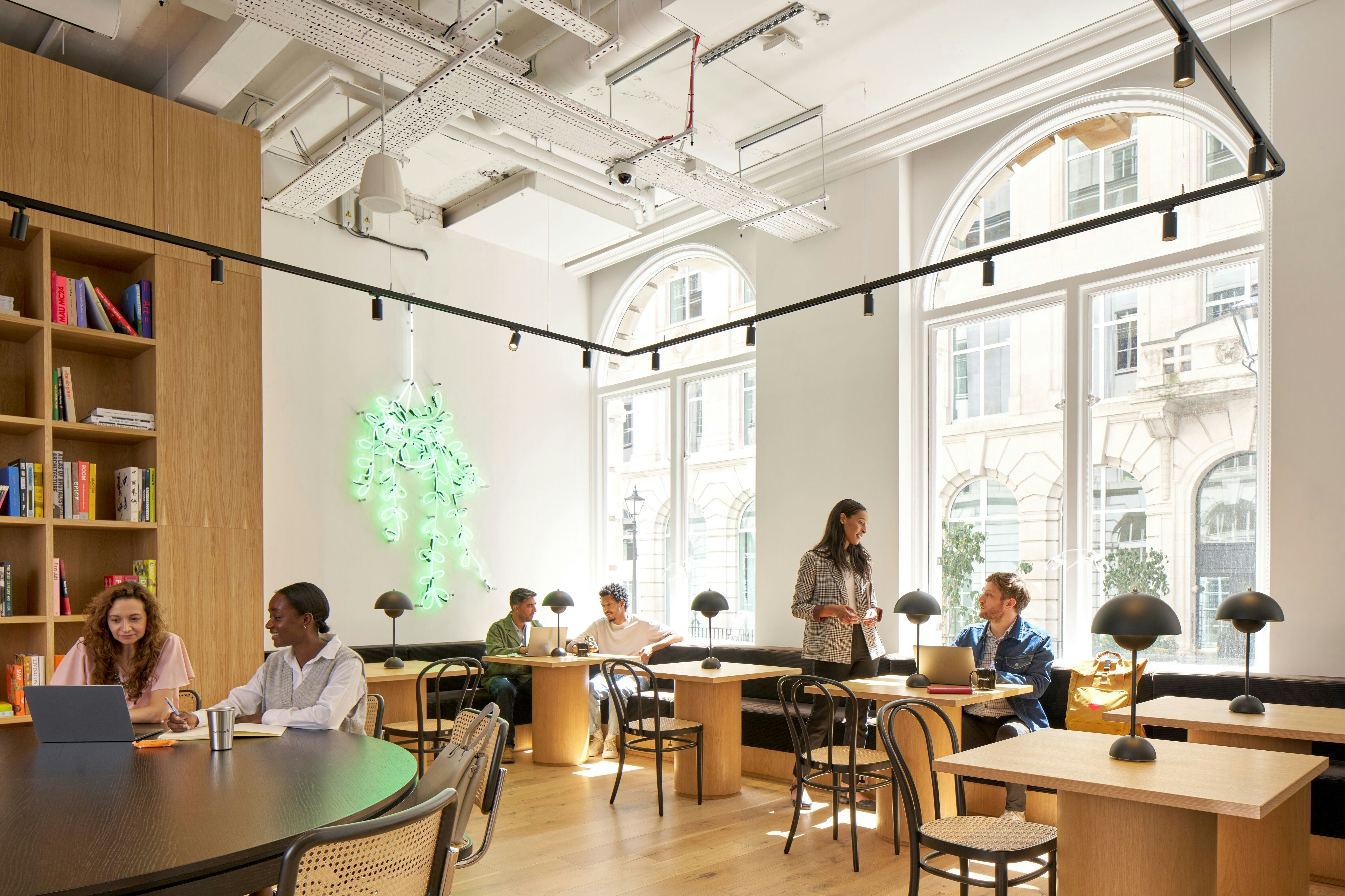 WeWork All Access: Work from common areas designed for you and your team to collaborate