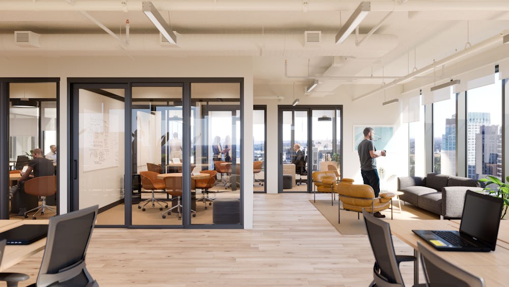 Move right in with offices that include furniture, high-speed WiFi and cleaning services