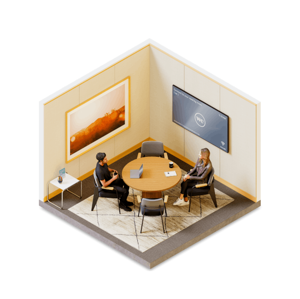Meeting room 3D render