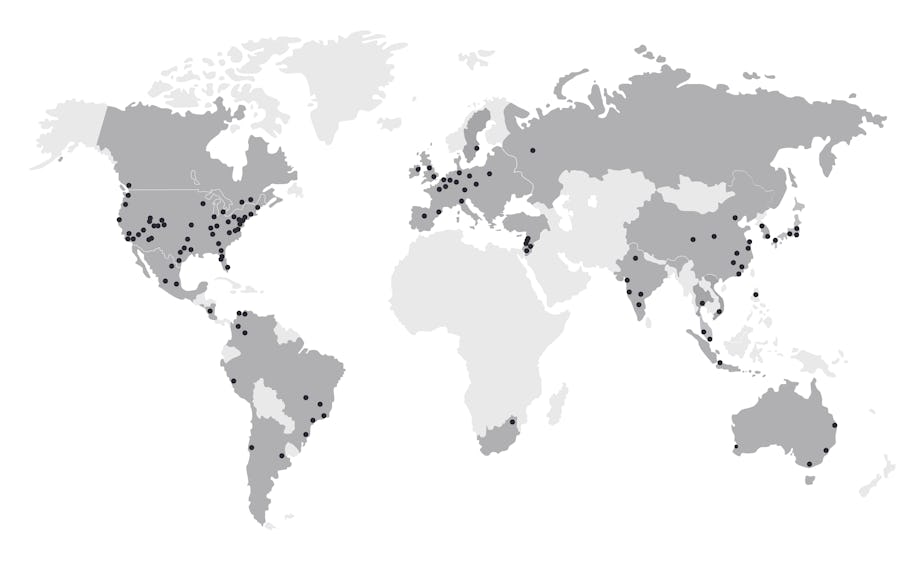 Global Reach - Map